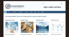Desktop Screenshot of partneringresources.com